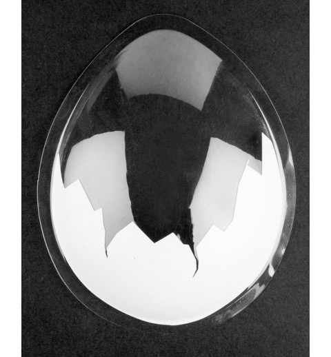 Motiv-Bolblister Ei transparent mit Eierschalendesigne