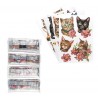 3D Diamant Pixel Sticker Katzen