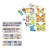 3D Diamant Pixel Sticker Schmetterlinge