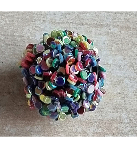 Harzperle bunt/glitzer