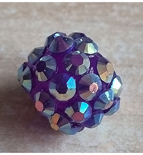 Harzperle lila/bunt
