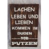 Schild Lachen