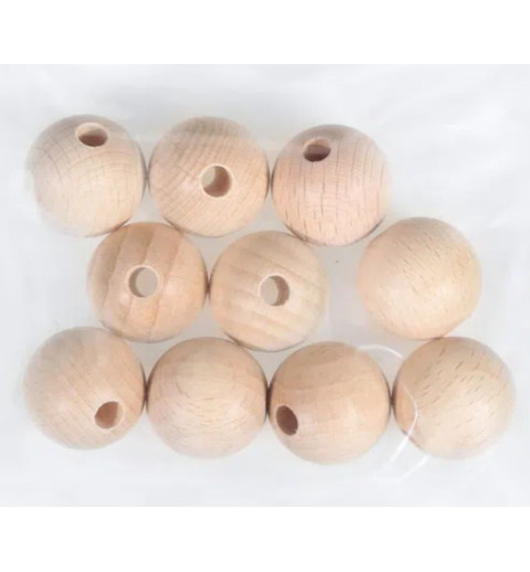 Holzkugeln 10 mm natur