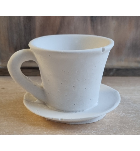 Beton Kerzenhalter Tasse