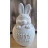 Beton Hase im Ei
