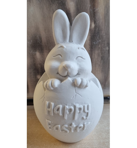 Beton Hase im Ei