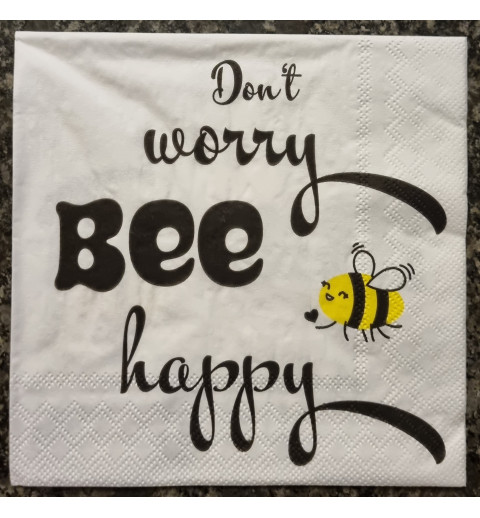 Serviette Bee Happy