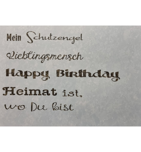 Schablone Mein Schutzengel