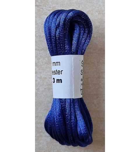 Satin Band blau