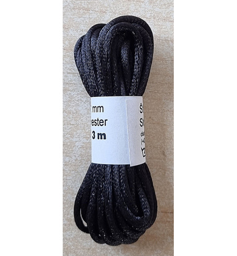 Satin Band schwarz