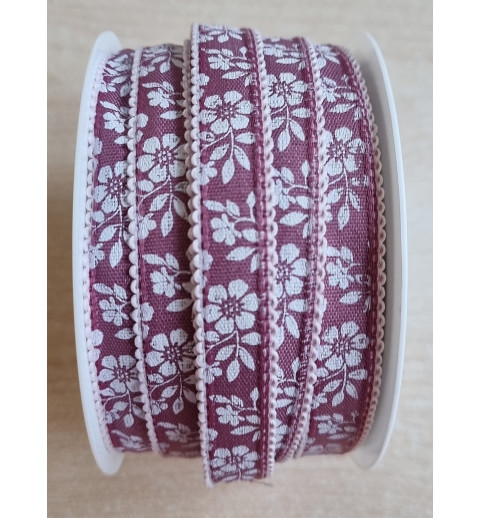 Dekoband Blumen beere