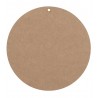 MDF-Holzplatte rund
