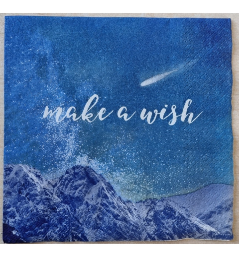 Serviette make a wish