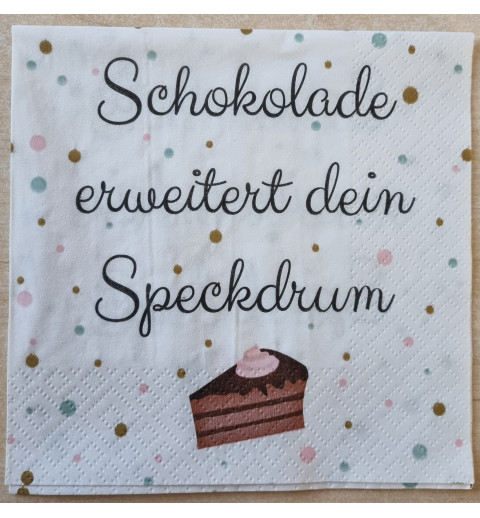 Serviette Schokolade.....