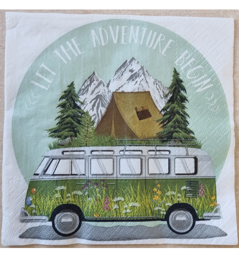 Serviette VW Bus/Zelt