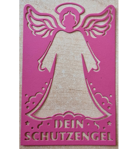 Papier Motiv "Mein Schutzengel" pink