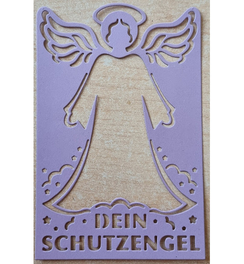 Papier Motiv "Mein Schutzengel" flieder