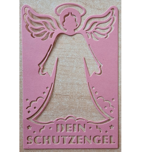 Papier Motiv "Mein Schutzengel" rosa