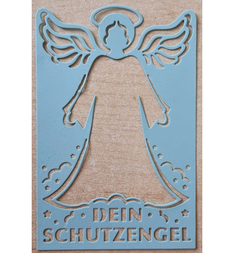 Papier Motiv "Mein Schutzengel" hellblau