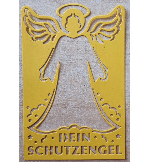 Papier Motiv "Mein Schutzengel" gelb