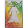 Papier Motiv "Mein Schutzengel" orange/gelb/grün