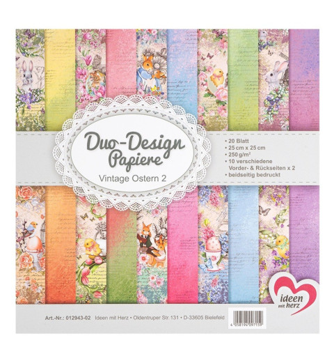 Duo Design Papier Vintage Ostern 2