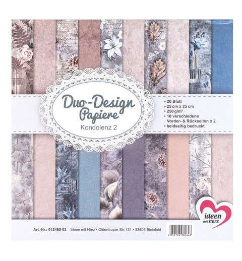Duo Design Papier Kondolenz 2