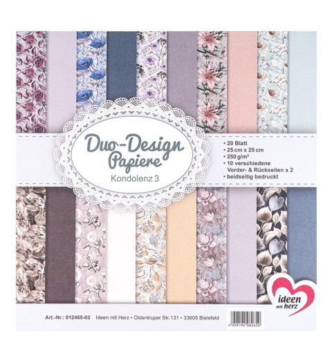 Duo Design Papier Kondolenz 3