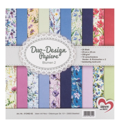Duo Design Papier Blumen 2