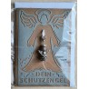 Schutzengel Karte mit Anhänger braun/grau