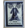 Schutzengel Karte mit Anhänger creme