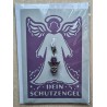 Schutzengel Karte mit Anhänger violette