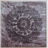 Serviette Alpaufzug rund/braun