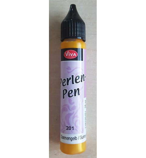 Perlen Pen sonnengelb