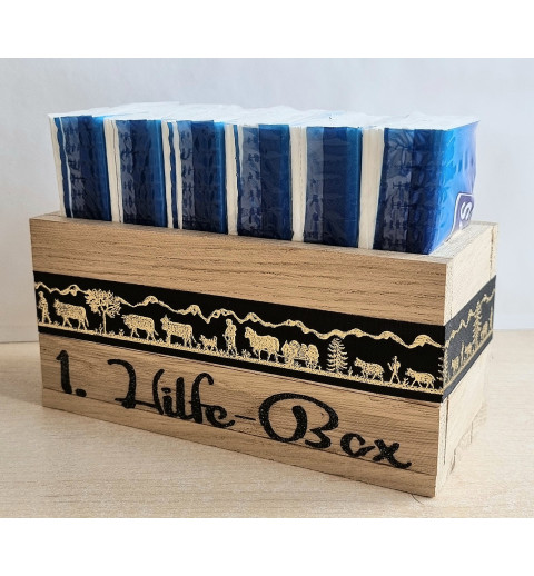 Taschentuch-Böxli 1. Hilfe Box