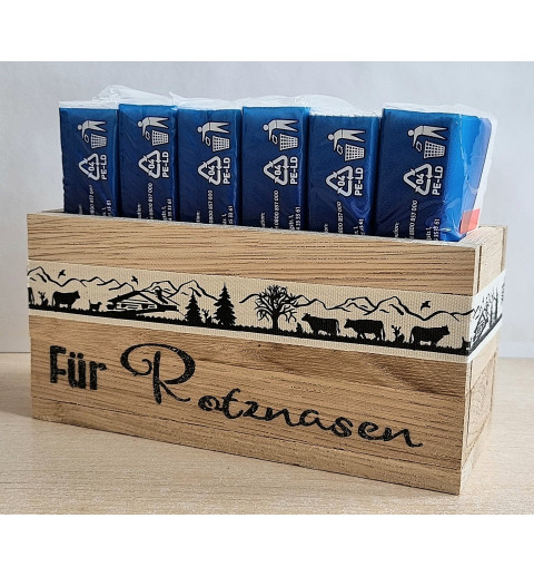 Taschentuch-Böxli Rotznasen/Freudentränen