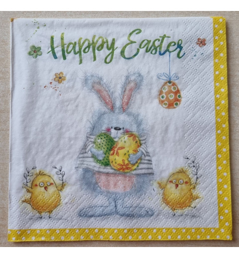 Serviette Happy Easter