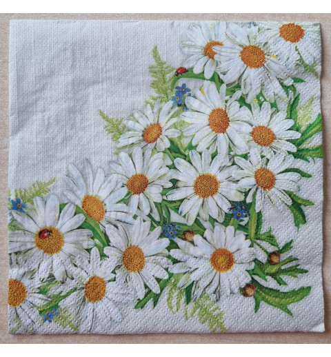 Serviette Margriten
