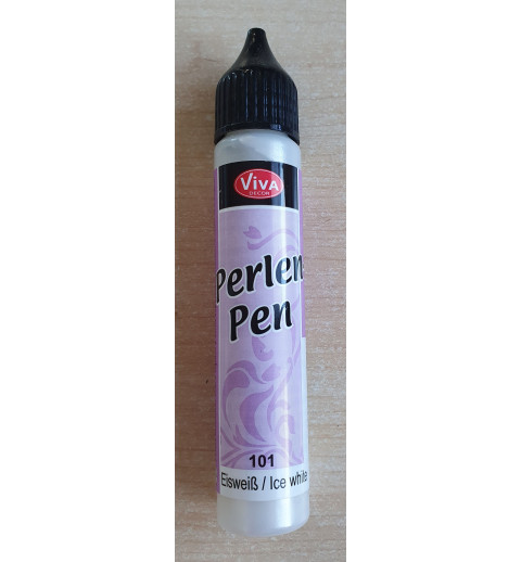 Perlen Pen eisweiss