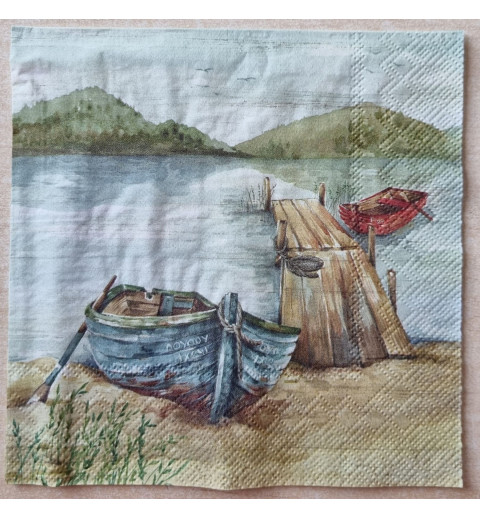 Serviette Boot/Steg