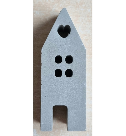 Beton Haus grau Wetterfest