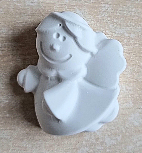 Beton Engel Junge weiss