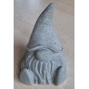 Beton Wichtel sitzend grau Wetterfest