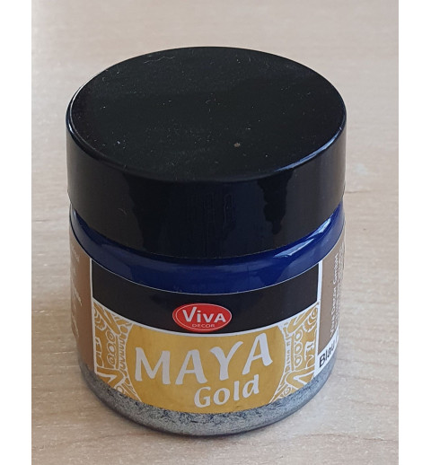 Maya Gold blau