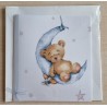 Teddybär/Mond hellblau