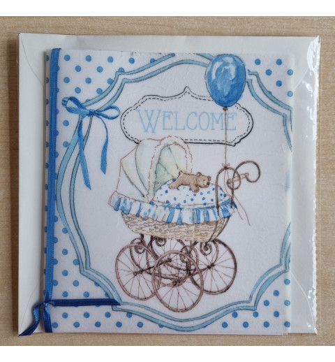 Kinderwagen blau