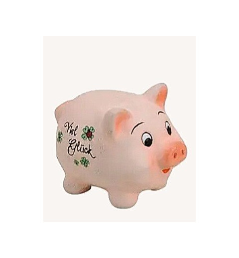 Keramik Schwein Viel Glück