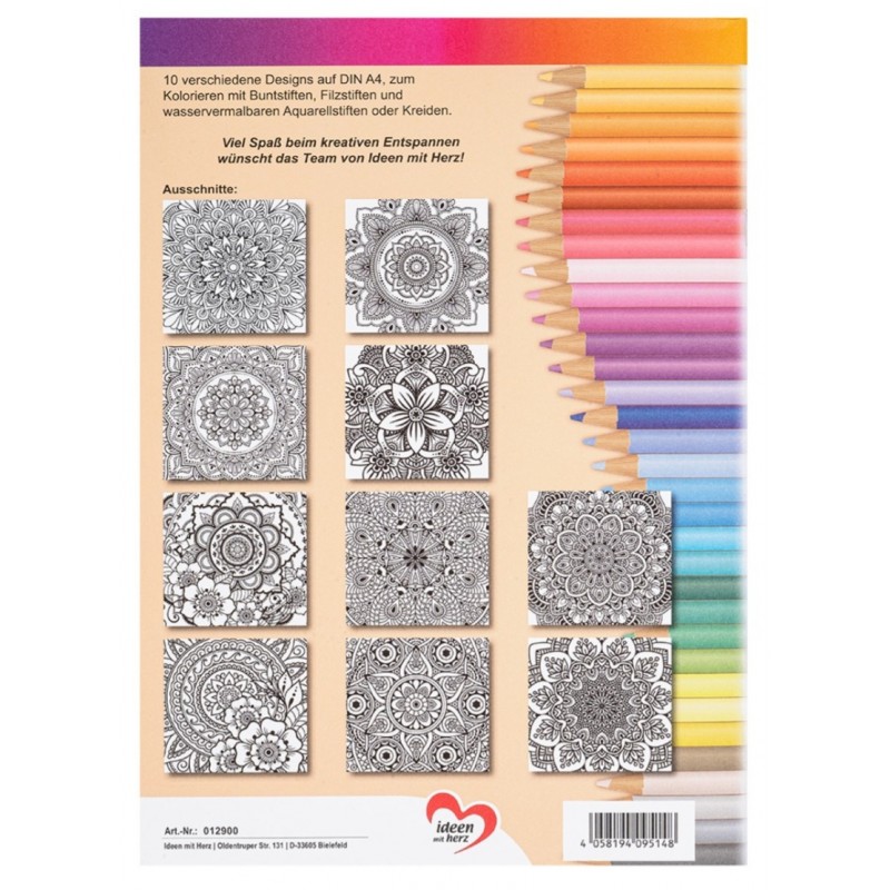 Malbuch Blütenmandalas