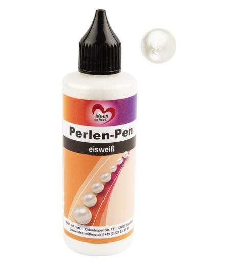 Perlen Pen eisweiss