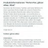 Perlen Pen glitzer-silber